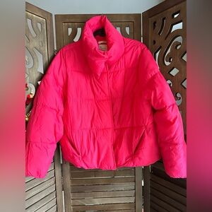 A New Day Fuchsia Water-Resistant Jacket- Size L